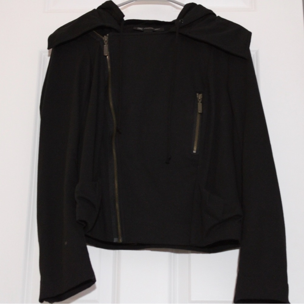 INC INTERNATIONAL CONCEPTS Women's Hooded Double Zipper Sweatshirt
